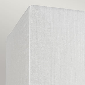 Designer's Lightbox Riley Small Rectangular Wall Light with Aged Brass Back Plate DL-RILEY-S-IV-AB