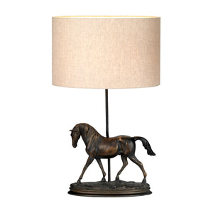 Designer's Lightbox Table Lamp from the Spirit range. Spirit 1 Light Table Lamp with Oval Shade Product Code = DL-SPIRIT-TL
