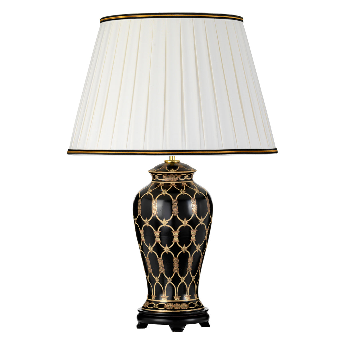 Designer's Lightbox Table Lamp from the Taipei range. Taipei 1 Light Table Lamp with Tall Empire Shade Product Code = DL-TAIPEI-TL