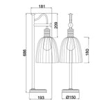 Elstead Lighting Douille 1 Light Table Lamp – SKU DOUILLE-TL-PN