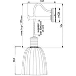 Elstead Lighting Douille 1 Light Wall Light – SKU DOUILLE1-BPB