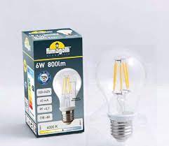 Magnalux E27 Filament LED Lamp 6W 4000k Part Number - H.LED.FIL.4K