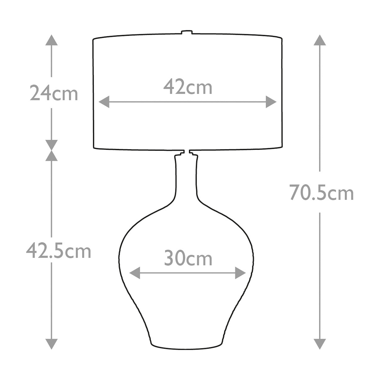 Elstead Lighting Table Lamp from the Eden Park range. Eden Park 1 Light Table Lamp Product Code = EDEN-PARK-TL