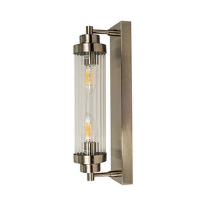 Magnalux Edith 2 Light Satin Chrome IP44 Bathroom Wall Light Part Number - EDI02SCWL
