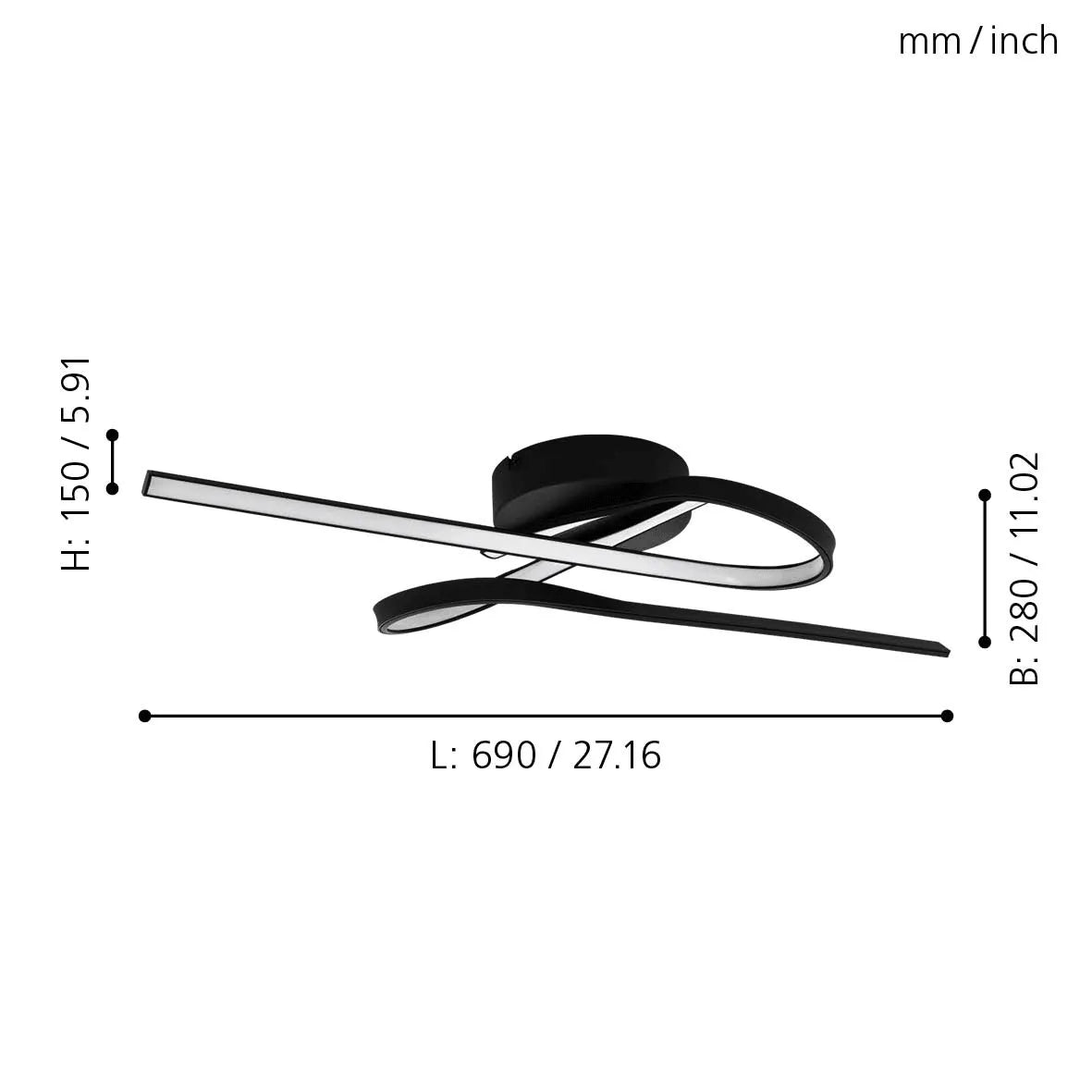EGLO - 99323 - Ceiling Light