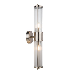 Magnalux ELE02SCWL Eleanor 2 Light Satin Chrome IP44 Bathroom Wall Light