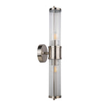 Magnalux ELE02SCWL Eleanor 2 Light Satin Chrome IP44 Bathroom Wall Light