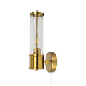 Magnalux Eleanor Brushed Brass IP44 Bathroom Wall Light Part Number - ELE01BBWL