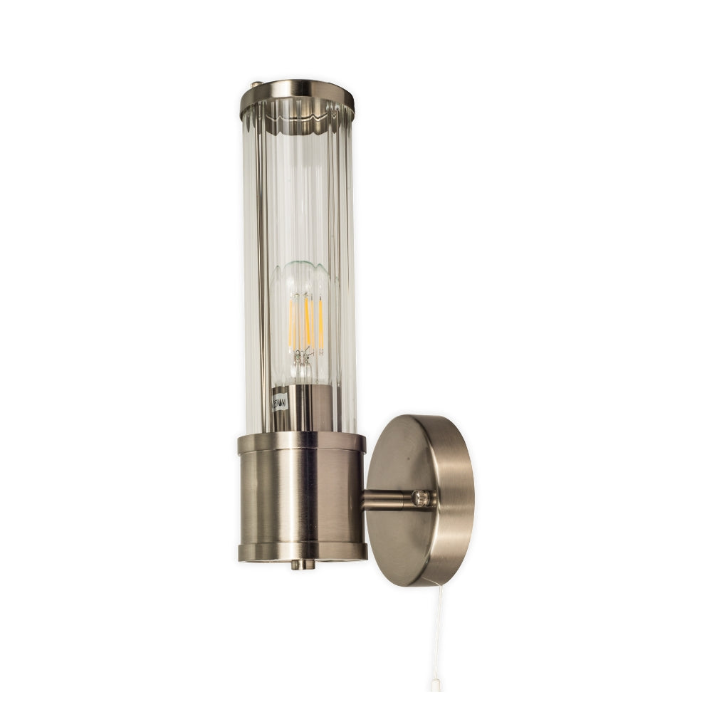 Magnalux Eleanor Satin Chrome IP44 Bathroom Wall Light Part Number - ELE01SCWL