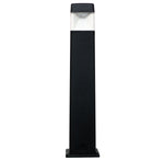 Magnalux Elisa 500 10W Grey Clear LED Bollard Post Light Part Number - ELISA500/LED10GY