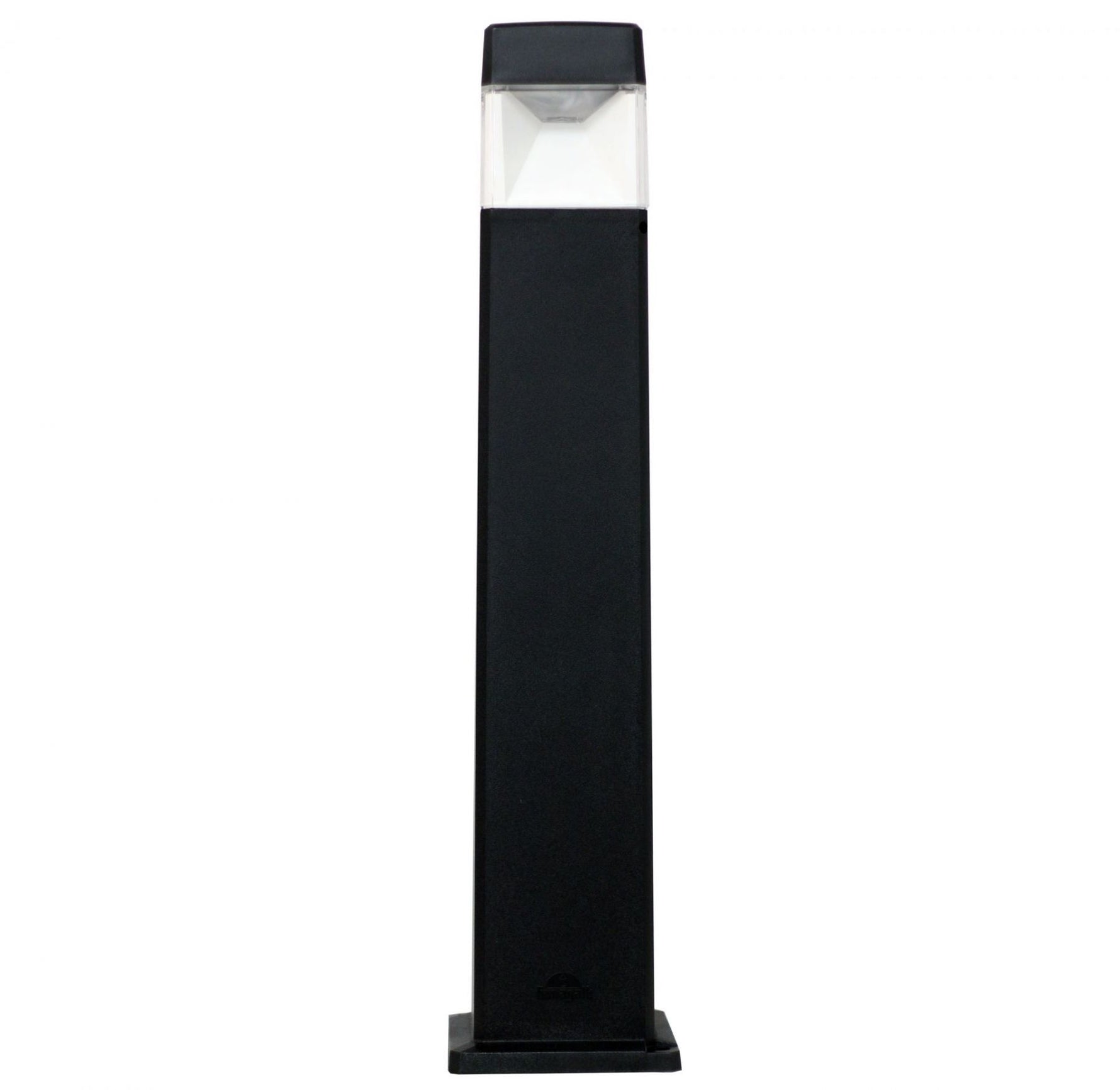 Magnalux Elisa 500 10W Grey Clear LED Bollard Post Light Part Number - ELISA500/LED10GY
