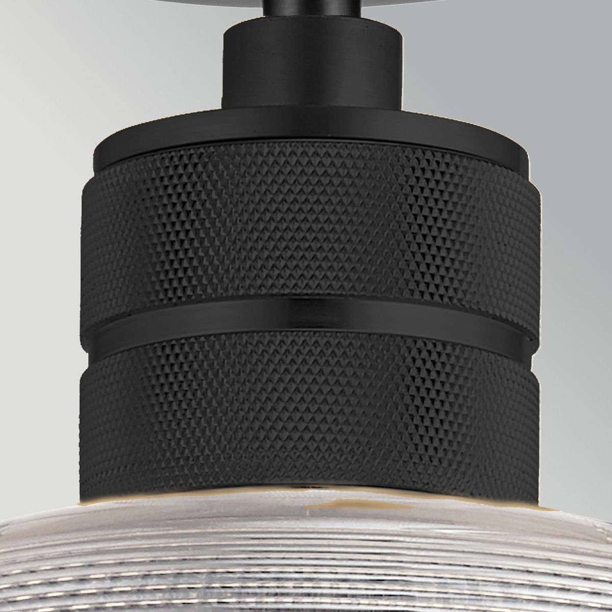Elestead Lighting ELS-HAMPSTEAD-P-BLK 1 Light Hampstead Duo-Mount Pendant