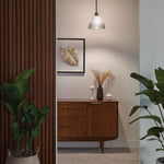 Elestead Lighting ELS-HAMPSTEAD-P-BLK 1 Light Hampstead Duo-Mount Pendant