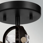 Elestead Lighting ELS-HAMPTON-P-GR 1 Light Hampton Duo-Mount Pendant