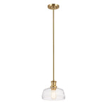 Elestead Lighting ELS-NOTTINGHILL-P-PNBR 1 Light Notting Hill Duo-Mount Pendant