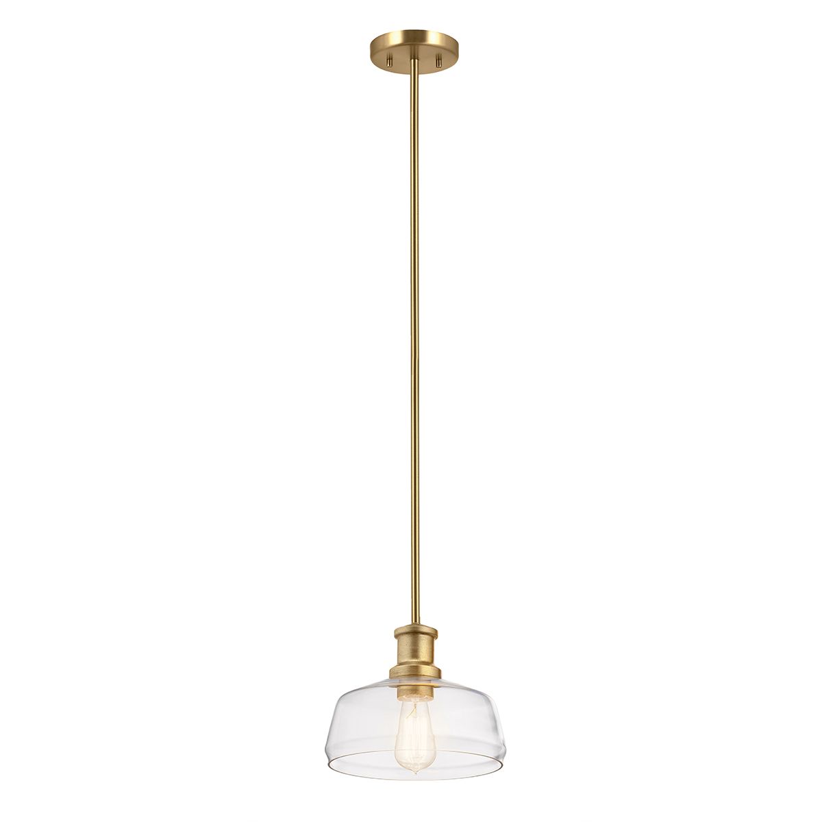 Elestead Lighting ELS-NOTTINGHILL-P-PNBR 1 Light Notting Hill Duo-Mount Pendant