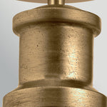 Elestead Lighting ELS-NOTTINGHILL-P-PNBR 1 Light Notting Hill Duo-Mount Pendant