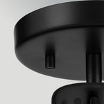 Elstead Lighting ELS-YORK-MP-BLK-PB 1 Light York Duo-Mount Pendant