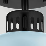 Elstead Lighting ELS-YORK-MP-BLK-PB 1 Light York Duo-Mount Pendant