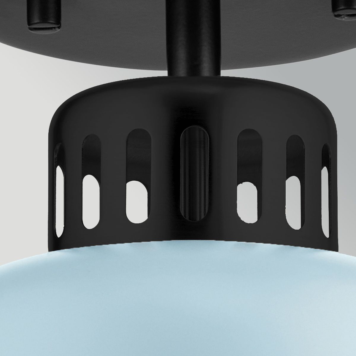 Elstead Lighting ELS-YORK-MP-BLK-PB 1 Light York Duo-Mount Pendant