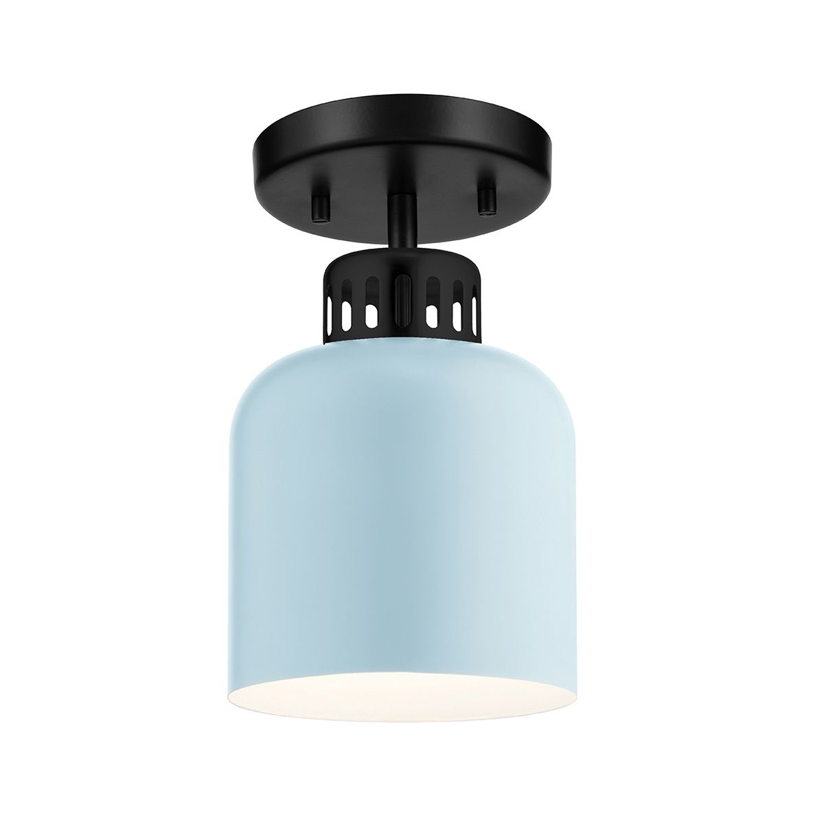 Elstead Lighting ELS-YORK-MP-BLK-PB 1 Light York Duo-Mount Pendant