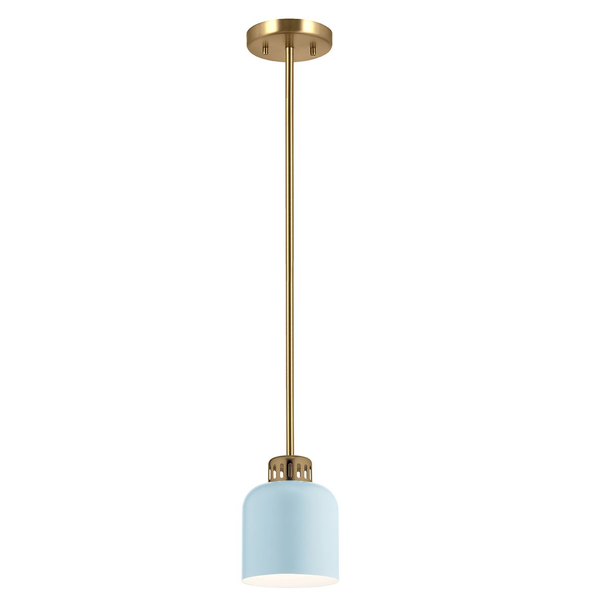 Elestead Lighting ELS-YORK-MP-PNBR-PB 1 Light York Duo-Mount Pendant