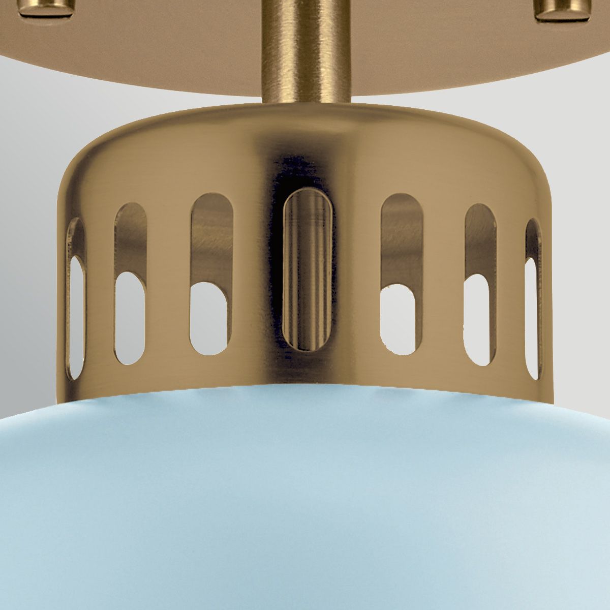 Elstead Lighting ELS-YORK-MP-PNBR-PB 1 Light York Duo-Mount Pendant