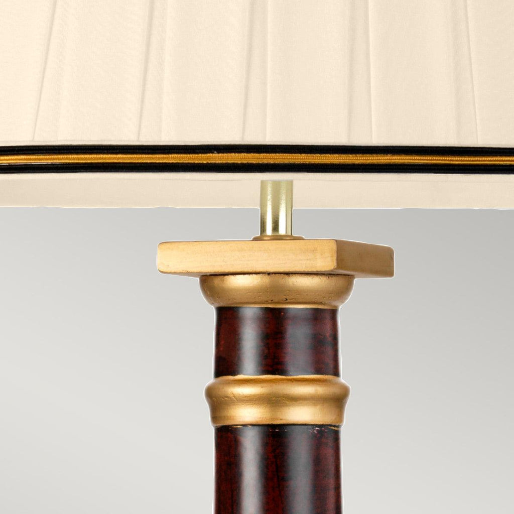 Elstead Lighting DL-LOUVIERS-TL - Designer's Lightbox Table Lamp from the Louviers range. Louviers 1 Light Table Lamp with Tall Empire Shade Product Code = DL-LOUVIERS-TL