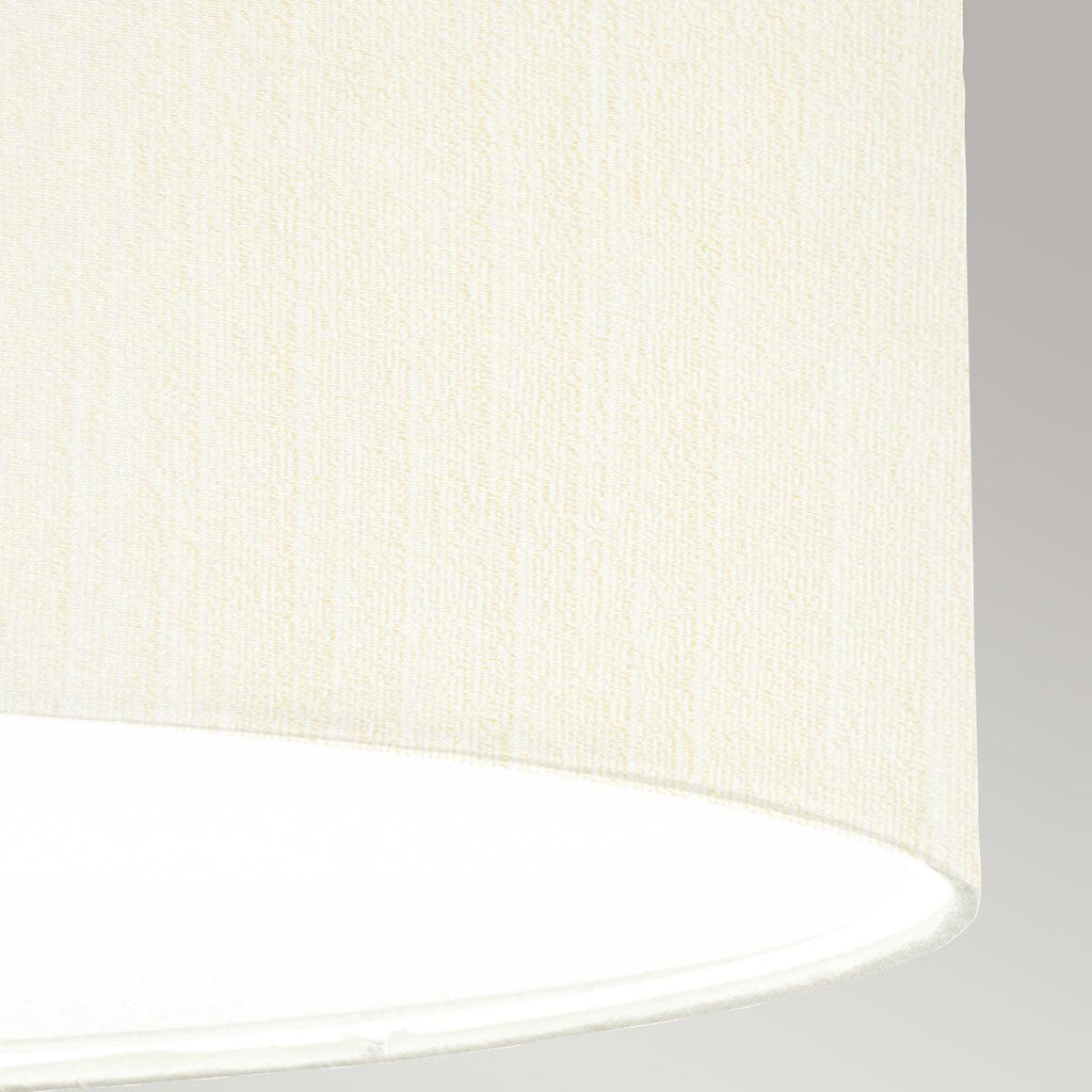 Elstead Lighting DL-PEARCE26-5LT-IV-AB - Designer's Lightbox Pendant from the Pearce range. Pearce 26" Pendant with Aged Brass Ceiling Pan Product Code = DL-PEARCE26-5LT-IV-AB