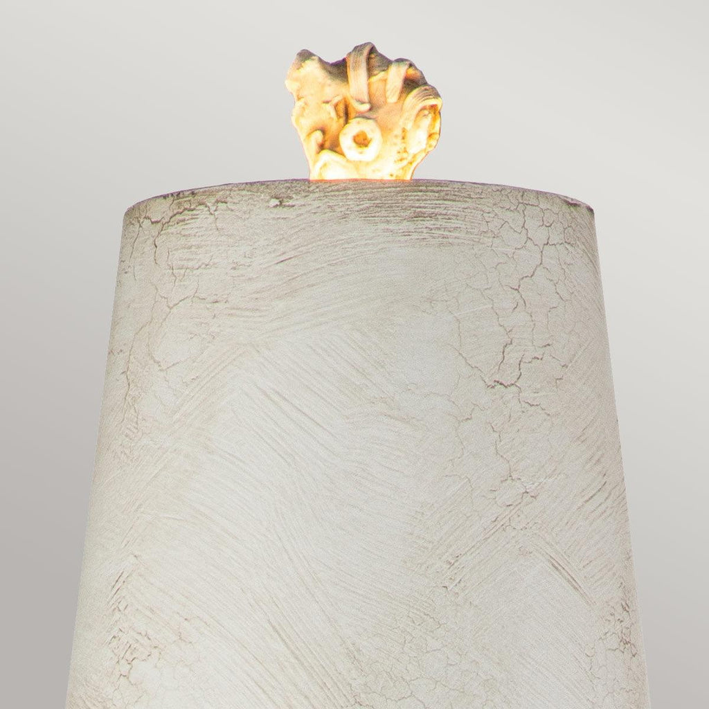 Elstead Lighting FB-SWIRL-TL - Flambeau Table Lamp from the Swirl range. Swirl 1lt Table Lamp - Bone White Product Code = FB-SWIRL-TL