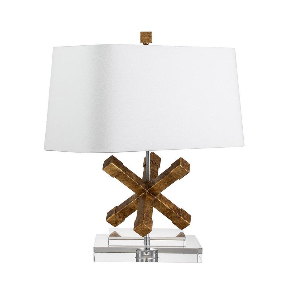 Elstead Lighting GN-JACKSON-SQUARE-TL - Gilded Nola Table Lamp from the Jackson Square range. Jackson Square 1 Light Table Lamp Product Code = GN-JACKSON-SQUARE-TL