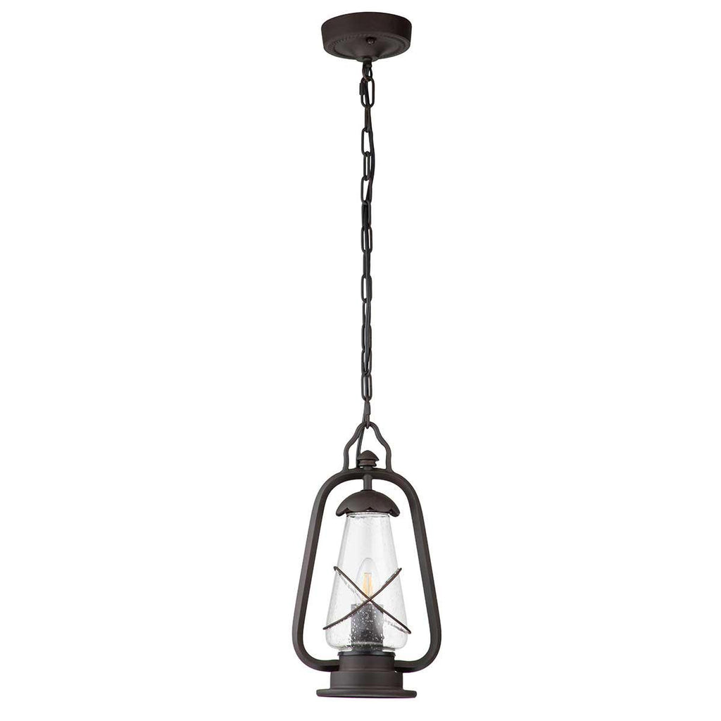 Elstead Lighting MINERS-CHN - Elstead Lighting Outdoor Hanging from the Miners range. Miners 1 Light Chain Lantern Product Code = MINERS-CHN