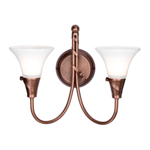 Elstead Lighting Wall Light from the Emily range. Emily 2 Light Wall Light Product Code = EM2-COPPER