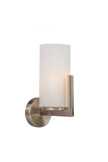 Magnalux Empire 1 Light Satin Chrome Wall Light Part Number - EMP01SCWL