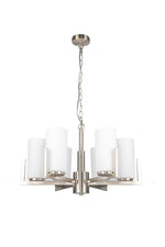 Magnalux Empire 6 Light Satin Chrome Ceiling Fitting Part Number - EMP06SC