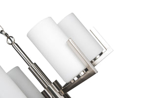 Magnalux Empire 6 Light Satin Chrome Ceiling Fitting Part Number - EMP06SC