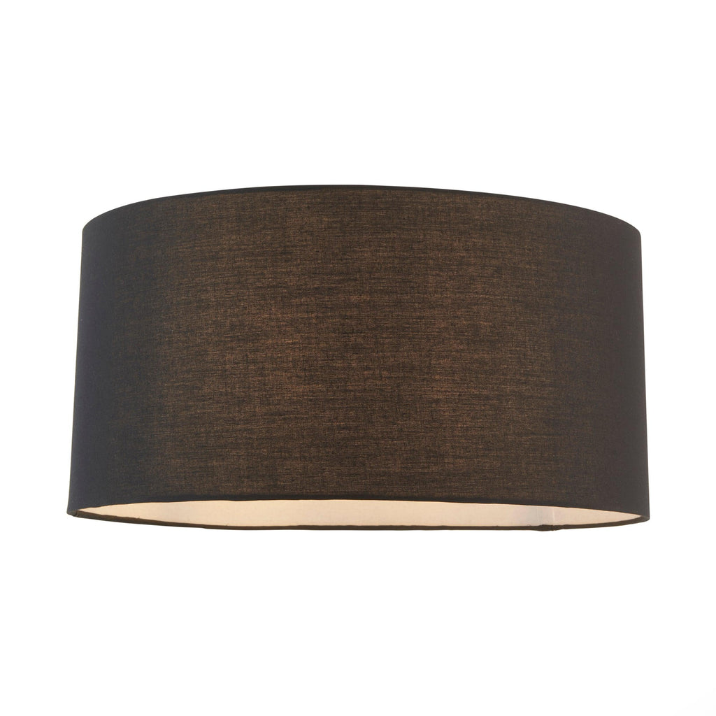 Endon Lighting 101181 - Endon Lighting 101181 Cylinder Indoor Lamp Shades Black fabric Not applicable