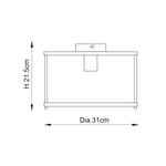 Endon Lighting - 101540 - Flush Light