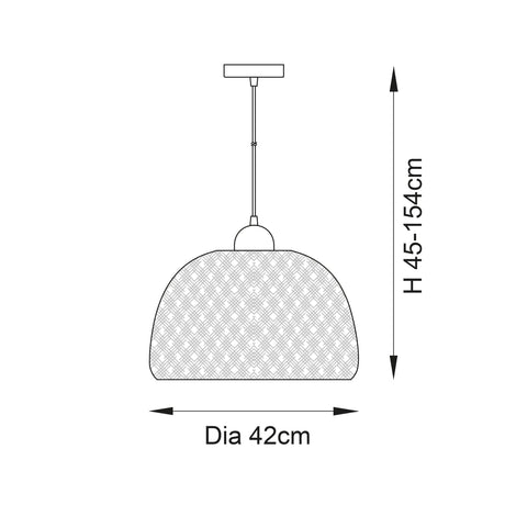 Endon Lighting - 101574 - Pendant Light