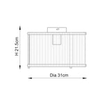 Endon Lighting - 106265 - Flush Light