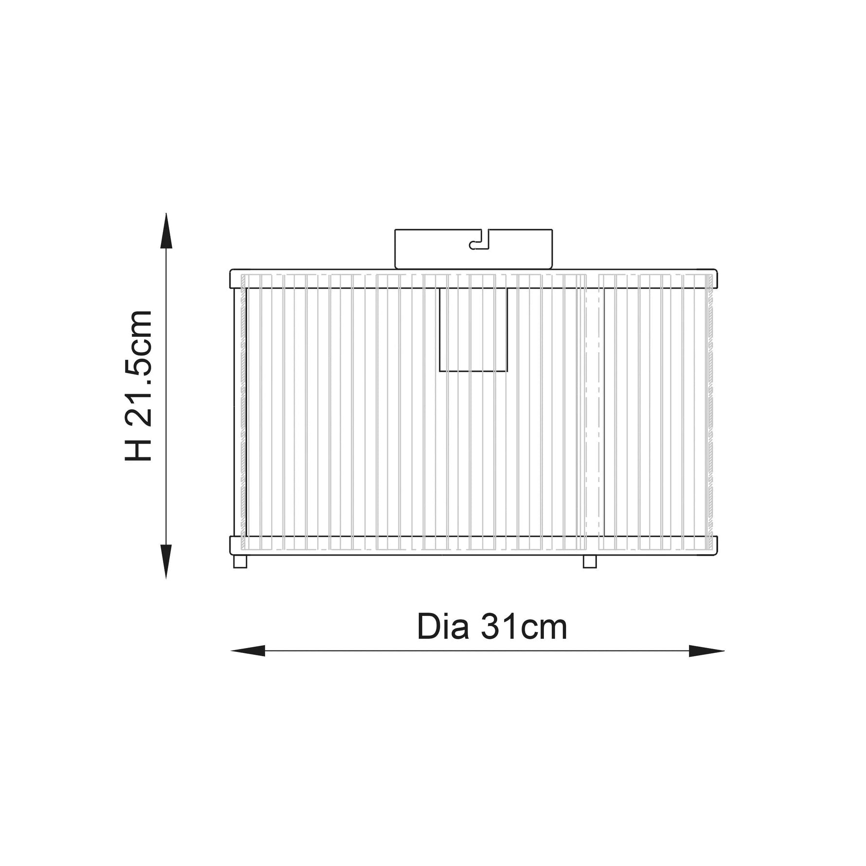 Endon Lighting - 106265 - Flush Light
