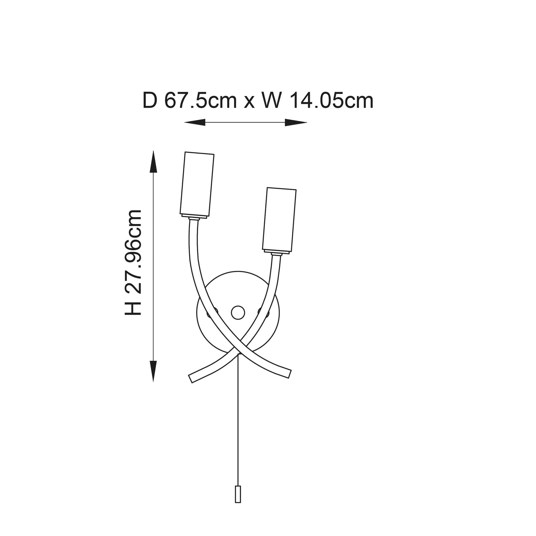 Endon Lighting - 146-2CH - Wall Lights