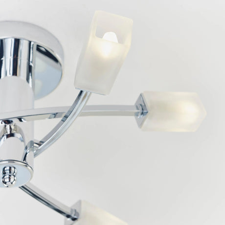 Endon Lighting - 146-6CH - Semi flush Light