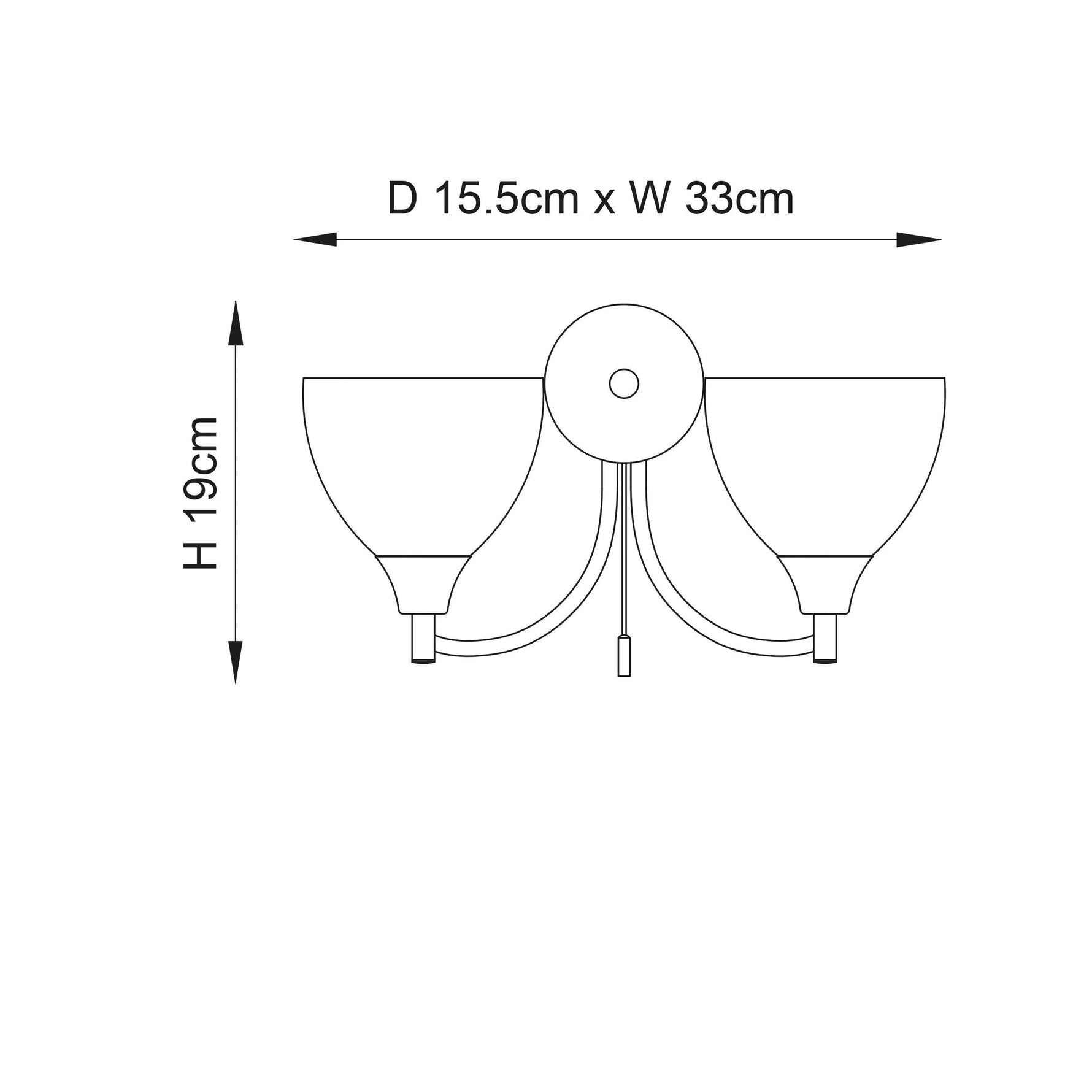 Endon Lighting - 1805-2AN - Wall Lights