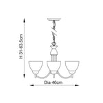 Endon Lighting - 1805-3SC - Pendant Light