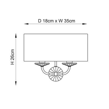 Endon Lighting - 60180 - Wall Lights