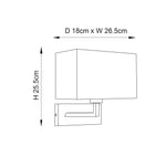 Endon Lighting - 61604 - Wall Lights