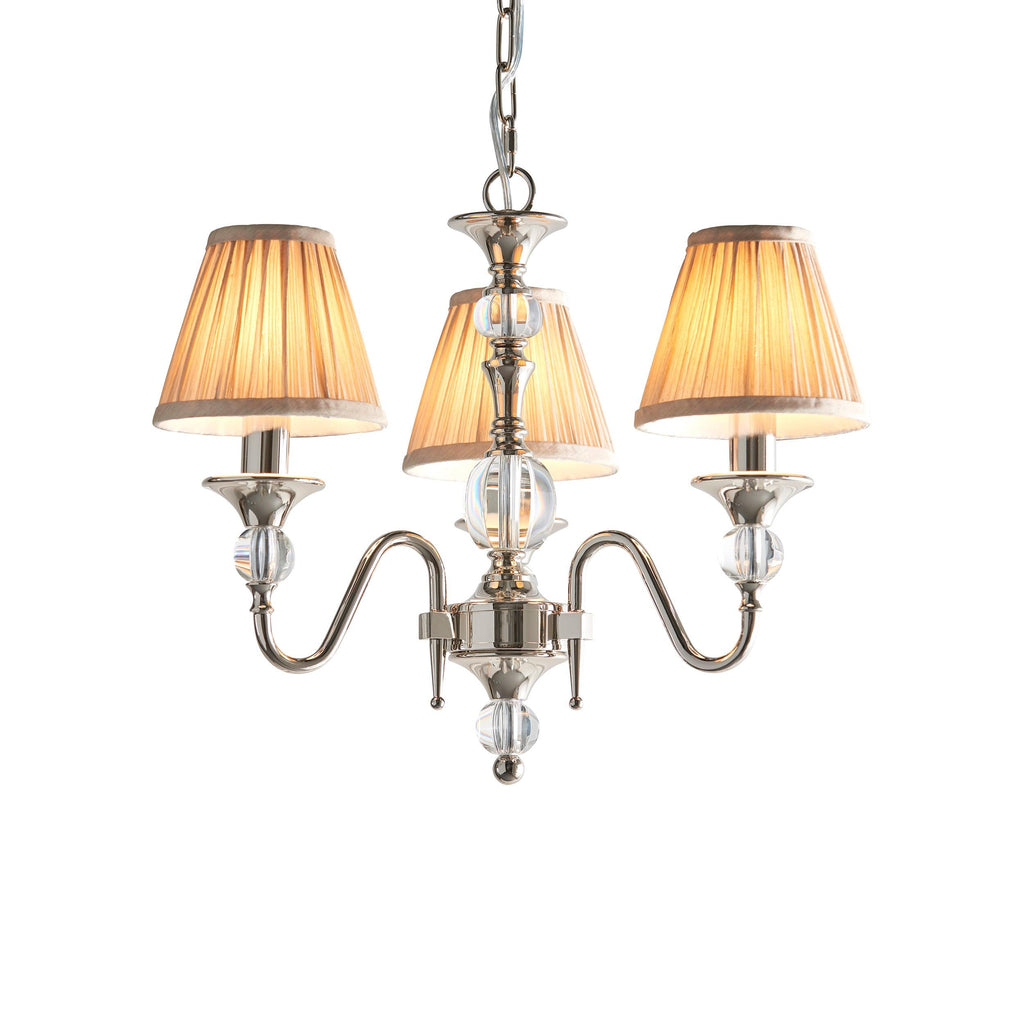 Endon Lighting 63579 - Endon Interiors 1900 Range 63579 Indoor Pendant Light 3 x 40W E14 candle Dimmable
