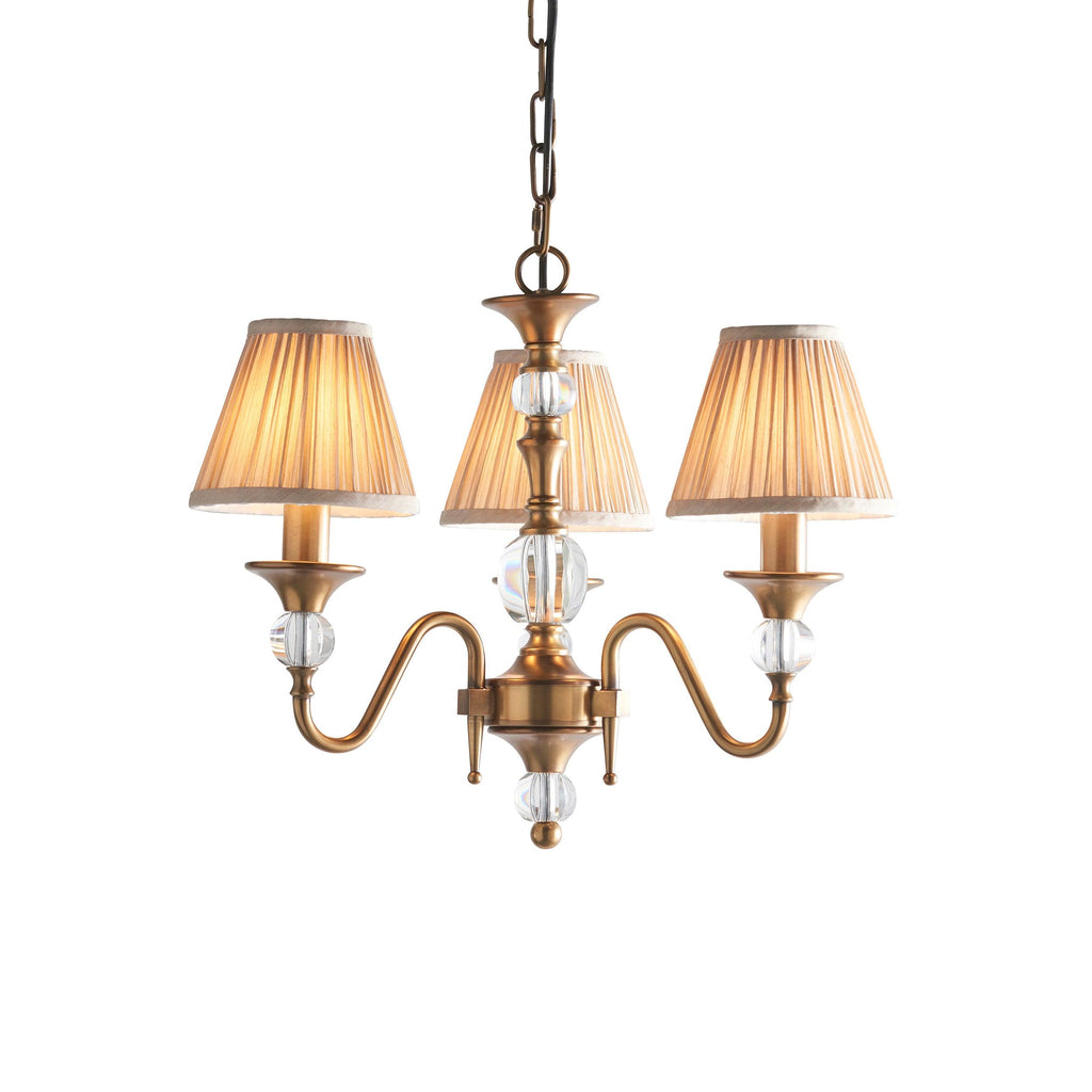 Endon Lighting 63586 - Endon Interiors 1900 Range 63586 Indoor Pendant Light 3 x 40W E14 candle Dimmable