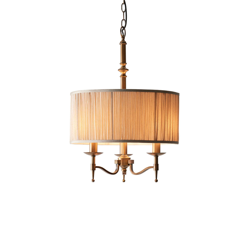 Endon Lighting 63630 - Endon Interiors 1900 Range 63630 Indoor Pendant Light 3 x 40W E14 candle Dimmable